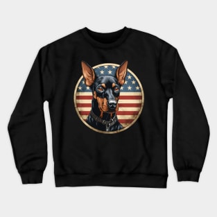 Patriotic Manchester Terrier Crewneck Sweatshirt